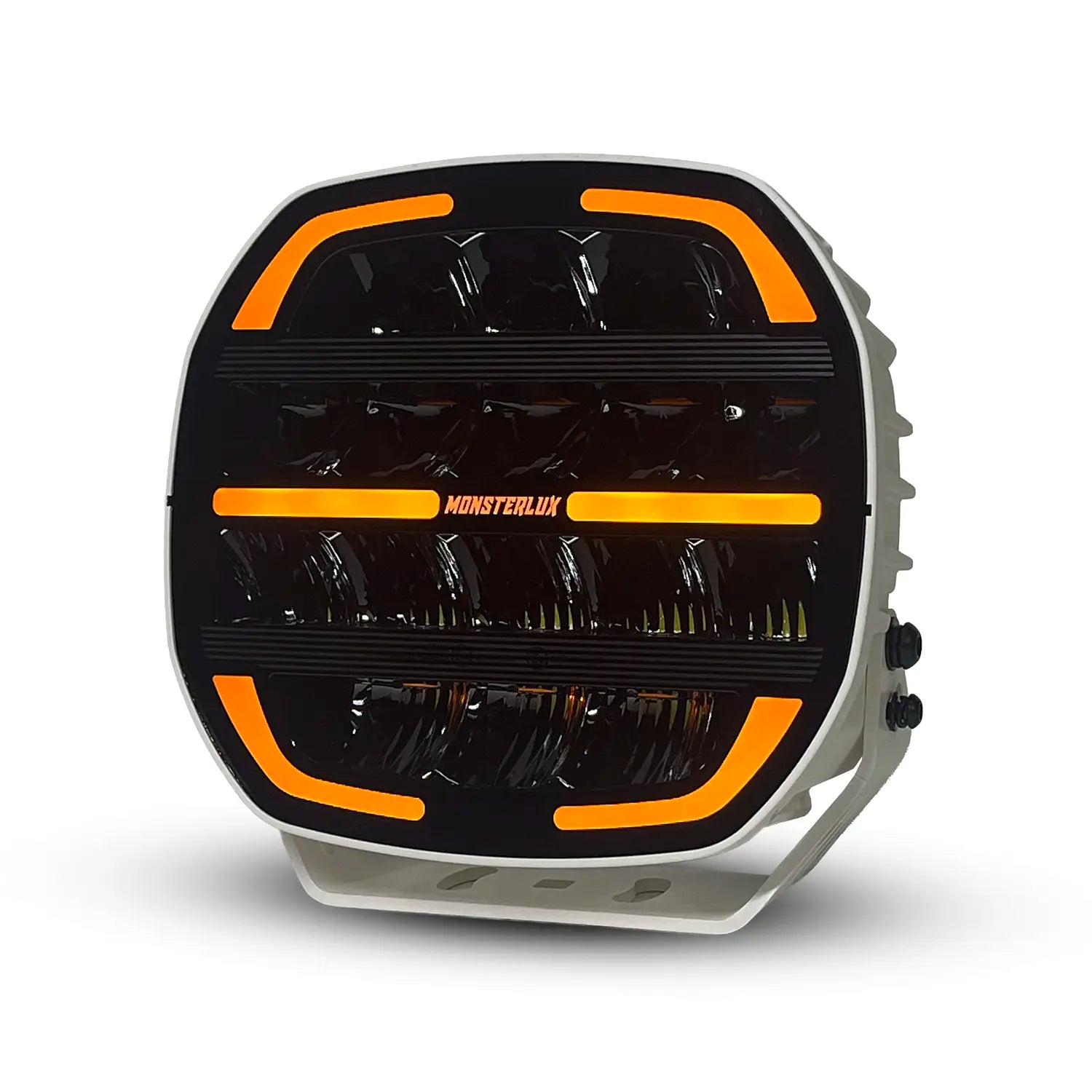 Monsterlux Core 9 LED-lisävalo Valkoisella Rungolla