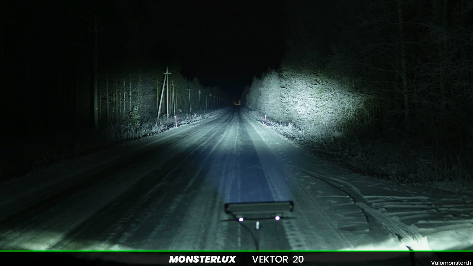 Monsterlux Vektor 20 LED-lisävalopaneeli