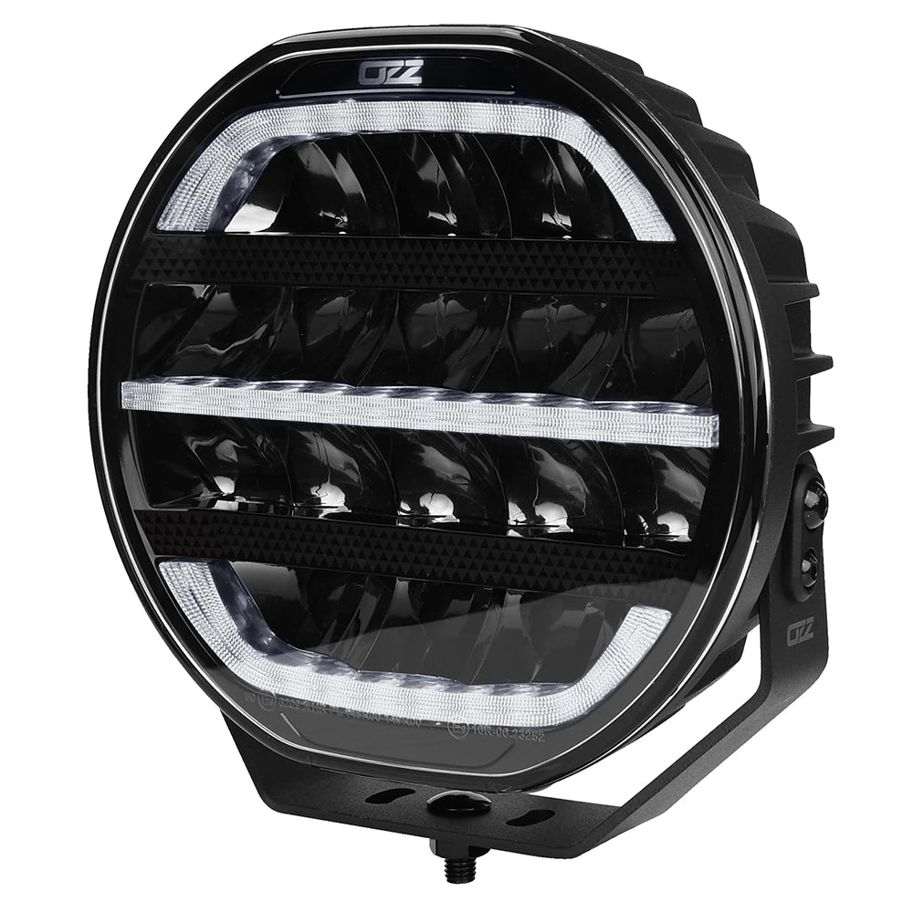 Lisävalo Ozz XR2 P9" Pyöreä Musta Parkkivaloilla 220mm 73W Ref. 50