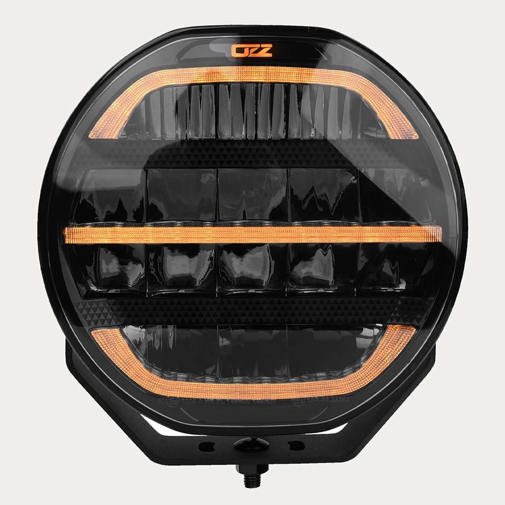 Lisävalo Ozz XR2 P9" Pyöreä Musta Parkkivaloilla 220mm 73W Ref. 50