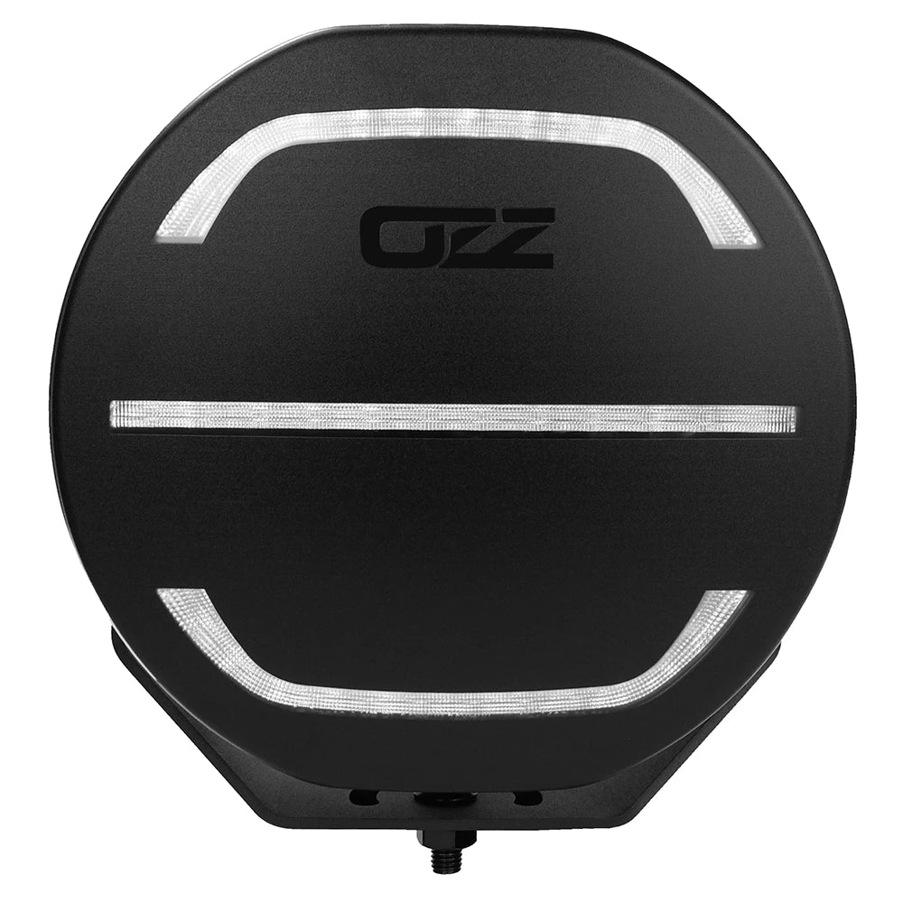 Lisävalo Ozz XR2 P9" Pyöreä Musta Parkkivaloilla 220mm 73W Ref. 50