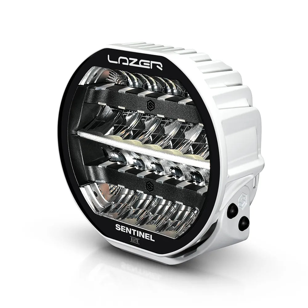 Lisävalo Lazer Sentinel 9" Elite PL2 Valkoinen Runko