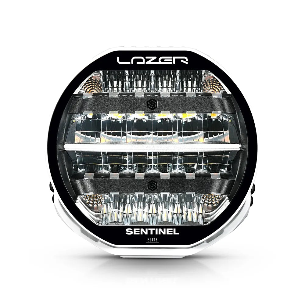 Lisävalo Lazer Sentinel 9" Elite PL2 Valkoinen Runko