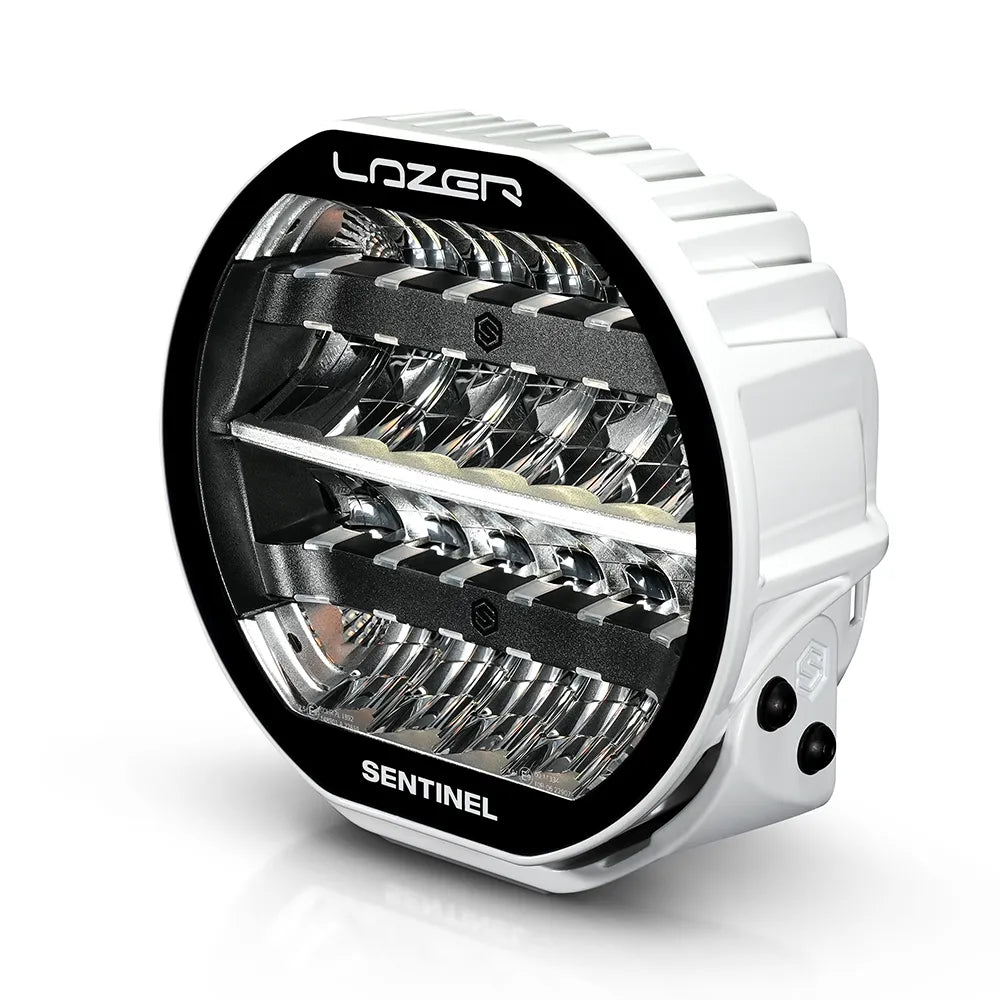 Lisävalo Lazer Sentinel 9" Highline Valkoinen Runko