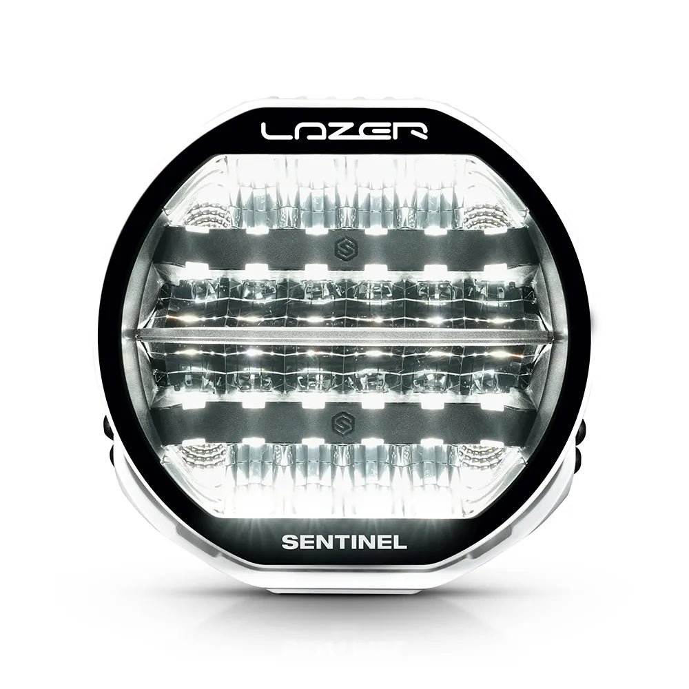 Lisävalo Lazer Sentinel 9" Highline Valkoinen Runko