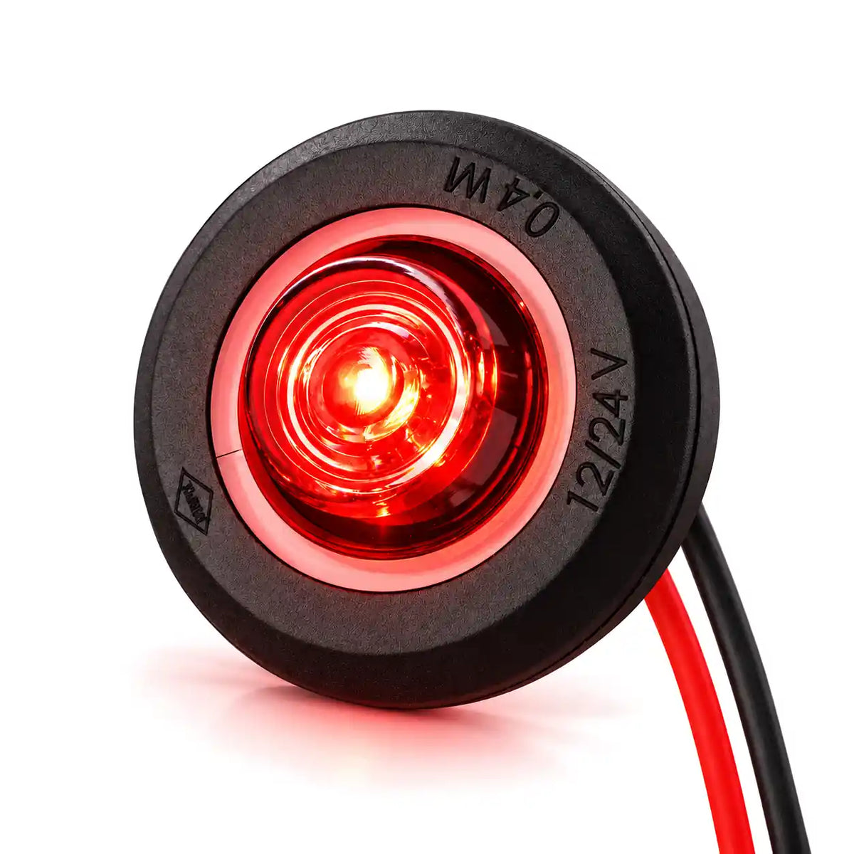 Monsterlux Horus LED-äärivalo, punainen, tasopintaan