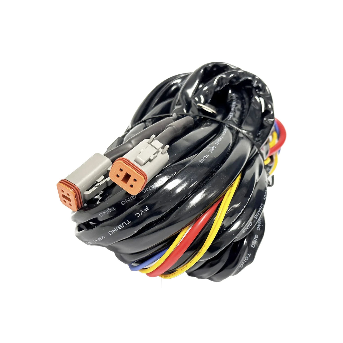 OZZ Lisävalon Johtosarja Deutsch DT4 nap. Liittimellä Kahdelle Valolle 360W / Pitkä
