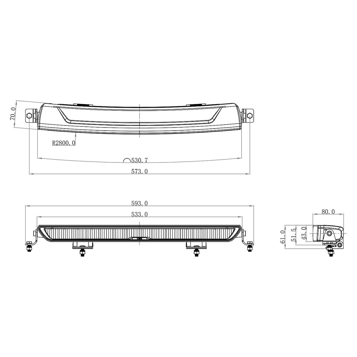 Ozz WB1 P20 LED-työvalopaneeli